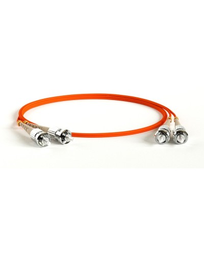 FC-D2-50-ST/PR-ST/PR-H-1M-LSZH-OR. Патч-корд волоконно-оптический многомодовый. Hyperline в Абакане