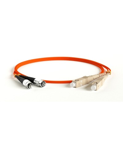FC-D2-50-FC/PR-SC/PR-H-1M-LSZH-OR. Патч-корд волоконно-оптический SC-FC. Hyperline в Абакане