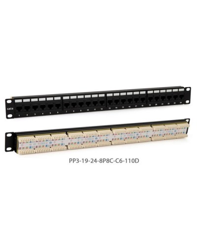 PP3-19-24-8P8C-C5E-110D. Патч-панель 19. Hyperline в Абакане