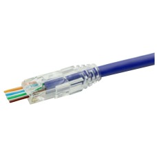 PLEZ-8P8C-UA-C6-100 (100 шт). Разъем RJ-45. Hyperline