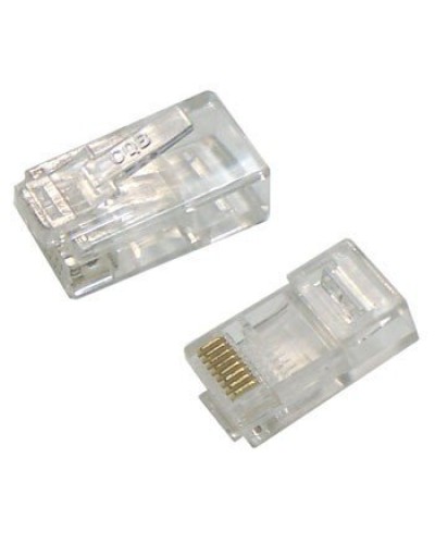 PLUG-8P8C-U-C5-100 (100 шт). Разъем RJ-45. Hyperline в Абакане