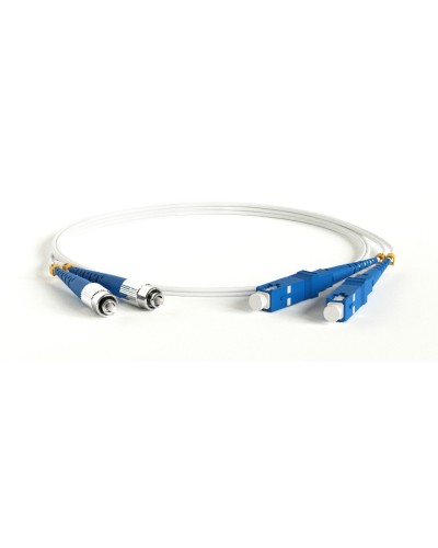 FC-D2-9A1-FC/UR-SC/UR-H-1M-LSZH-WH. Патч-корд волоконно-оптический SC-FC. Hyperline в Абакане