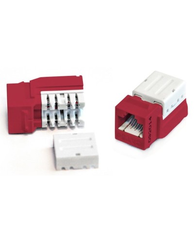 KJNE-8P8C-C5e-90-RD. Вставка Keystone Jack RJ-45. Hyperline в Абакане
