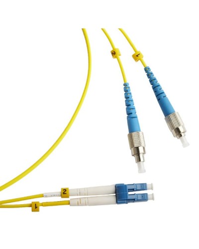 FC-D2-9-FC/UR-LC/UR-H-3M-LSZH-YL. Патч-корд волоконно-оптический FC/UPC-LC/UPC. Hyperline в Абакане