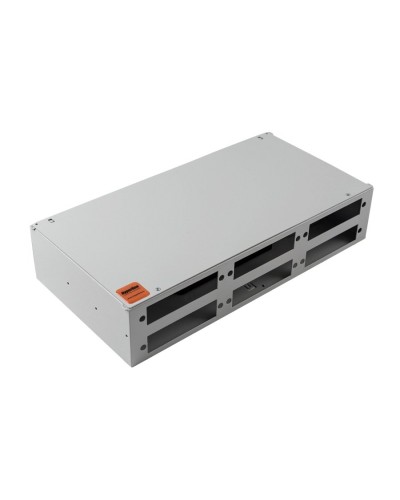 FO-19R-2U-6xSLT-W140H42-48UN-GY. Кросс оптический 19. Hyperline в Абакане