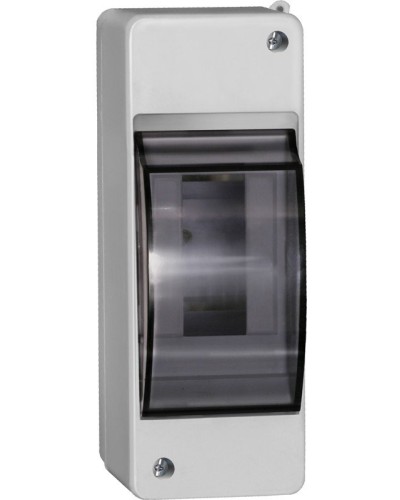 Корпус пластиковый КМПн 2/2 IP30 белый KREPTA 3 (MKP42-N-02-30-20). Щиток модульный с прозрачной дверцей, настенный. IEK в Абакане