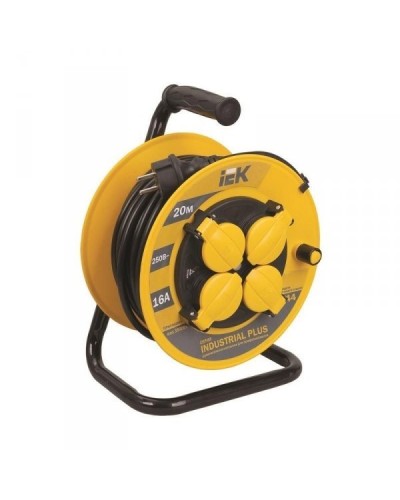 УК40 4 места, 40м (WKP15-16-04-40-44). Удлинитель на катушке Industrial plus. IEK в Абакане