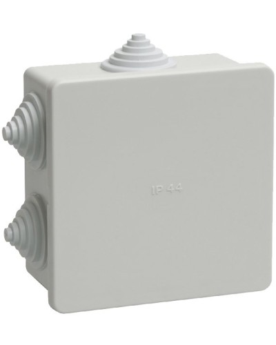 Коробка распаячная КМ41235 85х85х40 открытой проводки IP44 6 гермовводов серая (UKO11-085-085-040-K41-44). Коробка распаячная безгалогенная (HF). IEK в Абакане