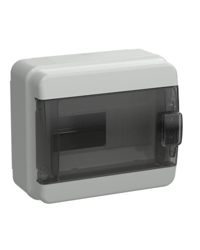 Корпус пластиковый КМПн-8 IP65 TEKFOR (TF5-KP72-N-08-65-K03-K02). Корпус модульный пластиковый черная прозрачная дверь. IEK в Абакане