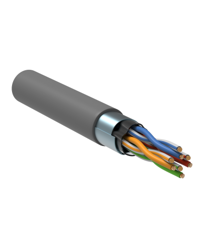 GENERICA F/UTP кат.5E 24AWG 4 пары PVC серый (BC1-C5E04-311-305-R-G). Кабель «витая пара» (LAN) для структурированных систем связи. IEK в Абакане
