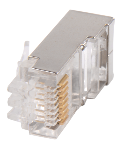GENERICA Разъём RJ-45 FTP для кабеля кат. 5Е (20 шт) (CS3-1C5EF-G). Разъем RJ-45. IEK в Абакане