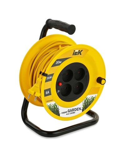 УК30 4 места, 30м (WKP23-06-04-30). Удлинитель на катушке Garden. IEK в Абакане