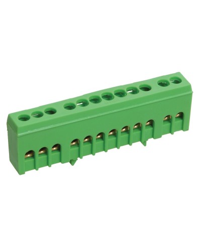 Шина PE земля ШНИ-6х9-10-К-З (YNN10-69-10KD-K06). Шина в корпусном изоляторе на DIN-рейку. IEK в Абакане