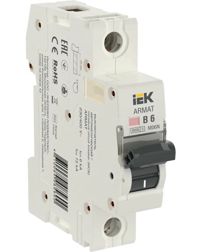 M06N 1P B 6А 6кА ARMAT (AR-M06N-1-B006). Автоматический выключатель. IEK в Абакане