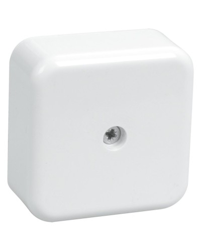 Коробка распаячная КМ41206-01 50х50х20 открытой проводки (4 клеммы 3 мм²) белая (UKO10-050-050-020-K01). Коробка распаячная безгалогенная (HF). IEK в Абакане