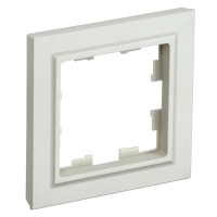 Рамка 1-местная РУ-1-БрКр IP20 бежевый BRITE (BR-M12-K10). Рамка. IEK