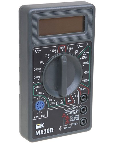 Мультиметр цифровой Universal M830B (TMD-2B-830). Мультиметр цифровой. IEK в Абакане
