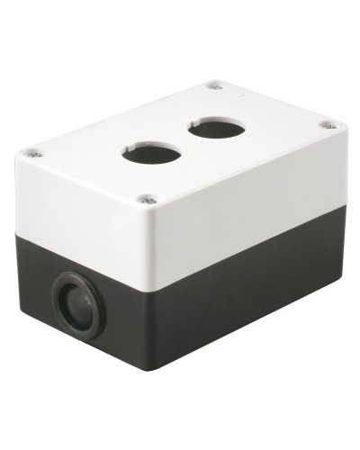 Корпус КП102 для кнопок 2 места белый (BKP10-2-K01). Корпус для кнопочных постов. IEK в Абакане