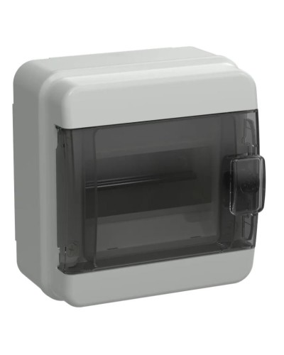 Корпус пластиковый КМПн-6 IP65 TEKFOR (TF5-KP72-N-06-65-K03-K02). Корпус модульный пластиковый черная прозрачная дверь. IEK в Абакане