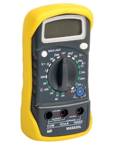 Мультиметр цифровой Master MAS830L (TMD-3L-830). Мультиметр цифровой. IEK в Абакане