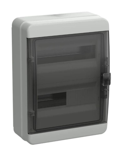 Корпус пластиковый КМПн-24 IP65 TEKFOR (TF5-KP72-N-24-65-K03-K02). Корпус модульный пластиковый черная прозрачная дверь. IEK в Абакане