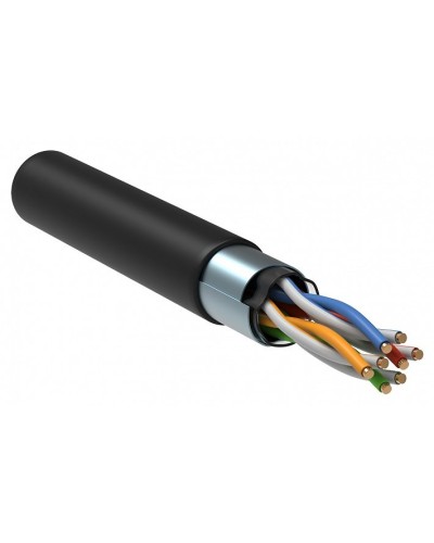 GENERICA F/UTP кат.5E 24AWG 4 пары LDPE черный (BC3-C5E04-339-305-R-G). Кабель «витая пара» (LAN) для структурированных систем связи. IEK в Абакане
