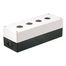 Корпус КП104 для кнопок 4 места белый (BKP10-4-K01). Корпус для кнопочных постов. IEK