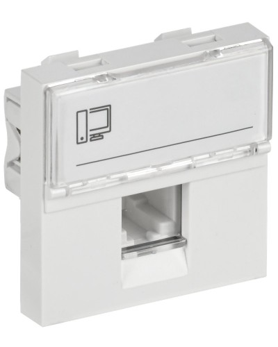 Розетка RJ45 кат.6 PRIMER РКИ-20-00-П-6 белый IEK (PR-KK40D-RI-0-2-1C06U-K01). Розетка RJ-45. IEK в Абакане