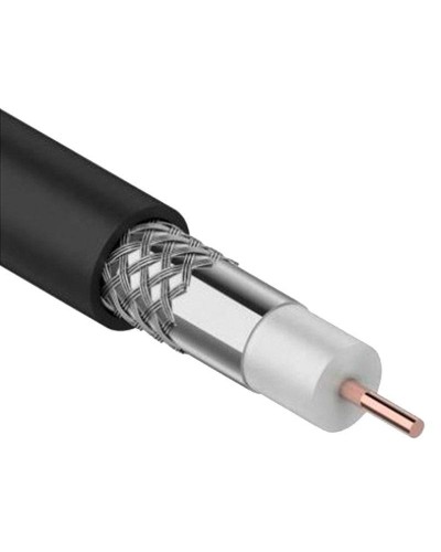 GENERICA RG11 CCS 75Ом FPE PVC черный (CC1-R1F1-119-300-G). Кабель коаксиальный омедненный. IEK в Абакане
