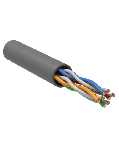 GENERICA U/UTP кат.5E 24AWG 4 пары PVC серый (BC1-C5E04-111-305-R-G). Кабель «витая пара» (LAN) для структурированных систем связи. IEK в Абакане