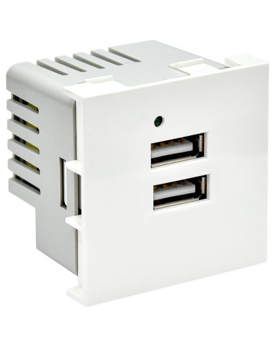 Розетка USB A+A 4,2А PRIMER РКЮ-23-40-П белый IEK PR-KK40D-RU-0-2-AA-K01). Розетка USB. IEK в Абакане