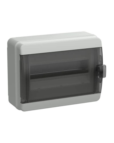 Корпус пластиковый КМПн-12 IP65 TEKFOR (TF5-KP72-N-12-65-K03-K02). Корпус модульный пластиковый черная прозрачная дверь. IEK в Абакане
