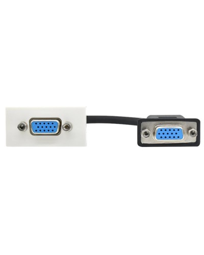 Розетка VGA M/M PRIMER РКМ-20-20-П белый IEK (PR-KK40D-RV-0-2-K01). Розетка. IEK в Абакане