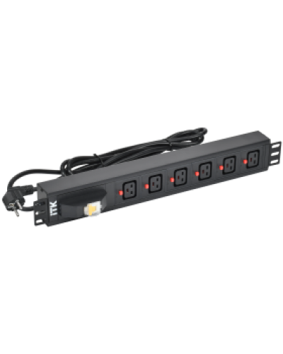 PH21-06C19-11. Блок розеток 19”. ITK в Абакане