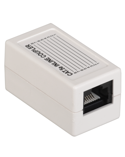 CS70-1C5EU. Проходной адаптер категория 5Е UTP тип RJ45-RJ45, белый. ITK в Абакане