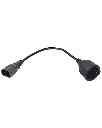 PC-C14D-10CM. Адаптер C14-Schuko. ITK в Абакане