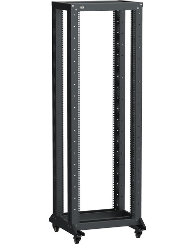 LF05-20U66-2RM. Стойка 2-рамная на рол. 20U 600х600мм черная. ITK в Абакане