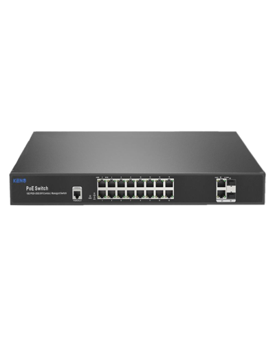 KN-SW1602SFP/M2. Коммутатор с питанием по PoE. KENO в Абакане