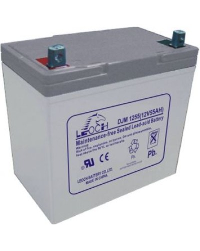 LEOCH DJM 1255. Аккумулятор герметичный свинцово-кислотный. LEOCH в Абакане