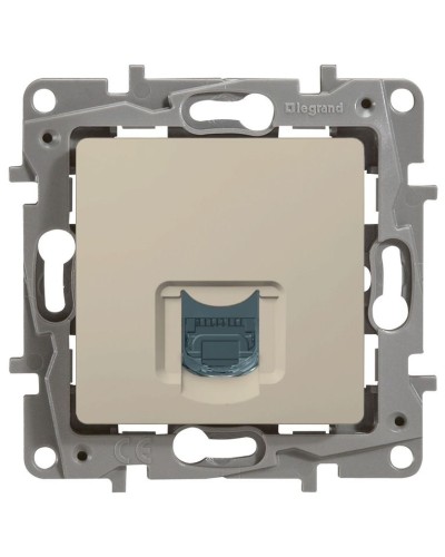 Розетка 5e, UTP, 1хRJ45, ETIKA, слоновая кость (672341). Розетка. LegranD в Абакане