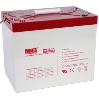 MNB MM 75-12. Аккумулятор герметичный свинцово-кислотный. MNB