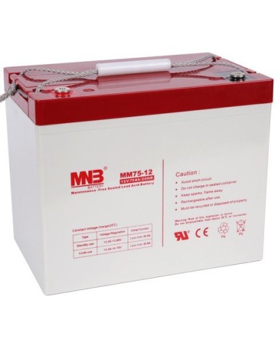 MNB MM 75-12. Аккумулятор герметичный свинцово-кислотный. MNB в Абакане