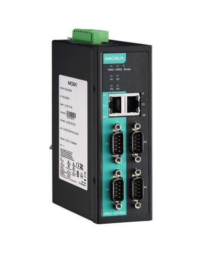 NPort IA5450A. 4-портовый усовершенствованный преобразователь. MOXA в Абакане