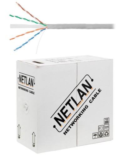 U/UTP 4pair, Cat6, Solid, In, PVC (EC-UU004-6-PVC-GY). Кабель «витая пара» (LAN) для структурированных систем связи. NETLAN в Абакане