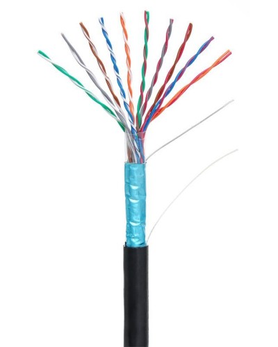 F/UTP 10pair, Cat5, Out, PE (EC-UF010-5-PE-BK-3). Кабель «витая пара» (LAN) для структурированных систем связи. NETLAN в Абакане