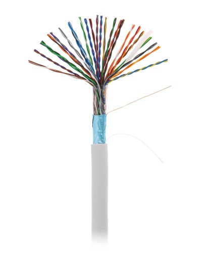 F/UTP 25pair, Cat5, In, PVC (EC-UF025-5-PVC-GY-3). Кабель «витая пара» (LAN) для структурированных систем связи. NETLAN в Абакане