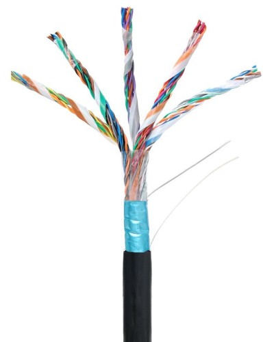 F/UTP 25pair, Cat5, Out, PE (EC-UF025-5-PE-BK-3). Кабель «витая пара» (LAN) для структурированных систем связи. NETLAN в Абакане