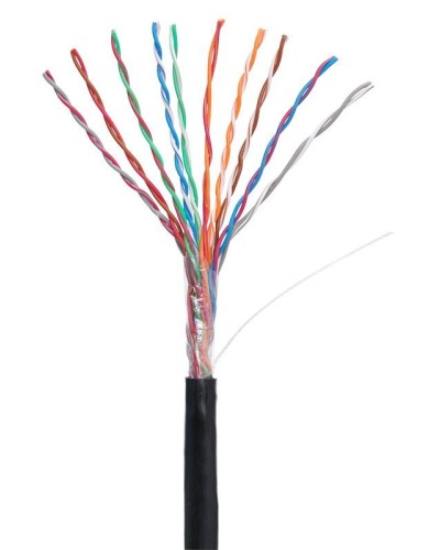 U/UTP 10pair, Cat5, Out, PE (EC-UU010-5-PE-BK-3). Кабель «витая пара» (LAN) для структурированных систем связи. NETLAN в Абакане