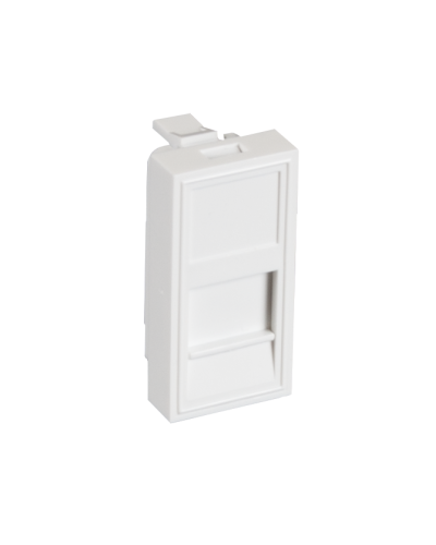 EC-IMH-1-WT-10 (10шт). Вставка 45x45 (Mosaic) для 1 модуля Keystone Jack. NETLAN в Абакане