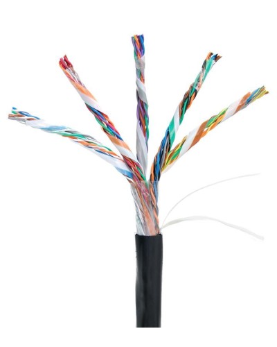 U/UTP 25pair, Cat5, Out, PE (EC-UU025-5-PE-BK-3). Кабель «витая пара» (LAN) для структурированных систем связи. NETLAN в Абакане